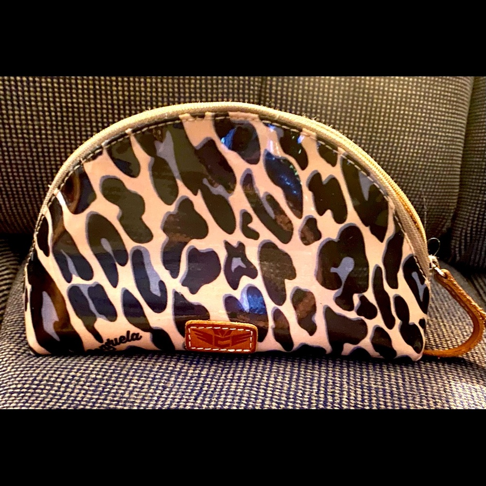Consuela Blue Jag Medium Cosmetic Bag